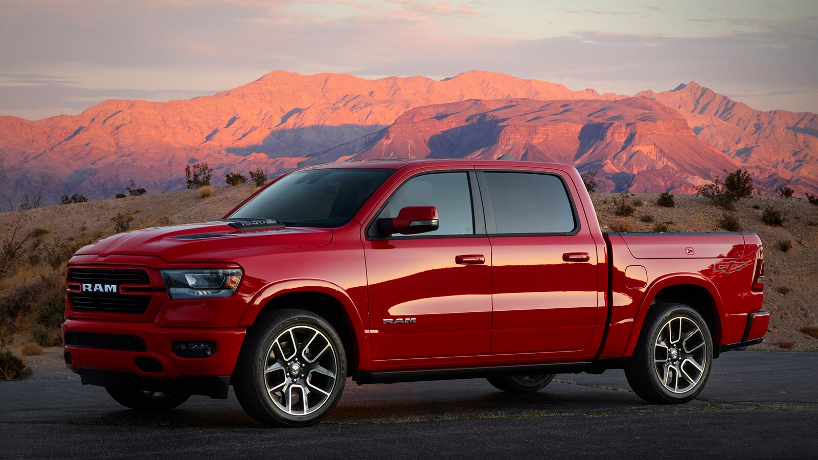 2022 Ram 1500 GT Profile in Red